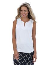 Sleeveless Keyhole Top