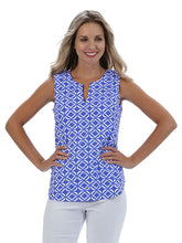 Sleeveless Keyhole Top